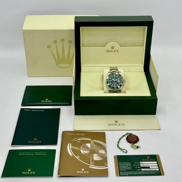 2014 Rolex Submariner “Hulk” 40mm 116610LV Green Dial - Picture 1 of 10